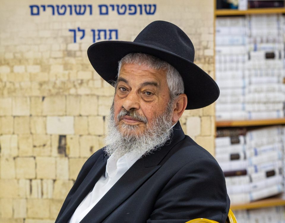 הרב אפרים עמדי צילם אלעד זגמן